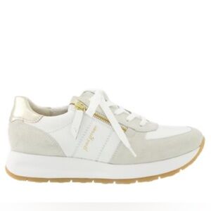 White combo leather Sneakers with zipper
Never Worn, in Box